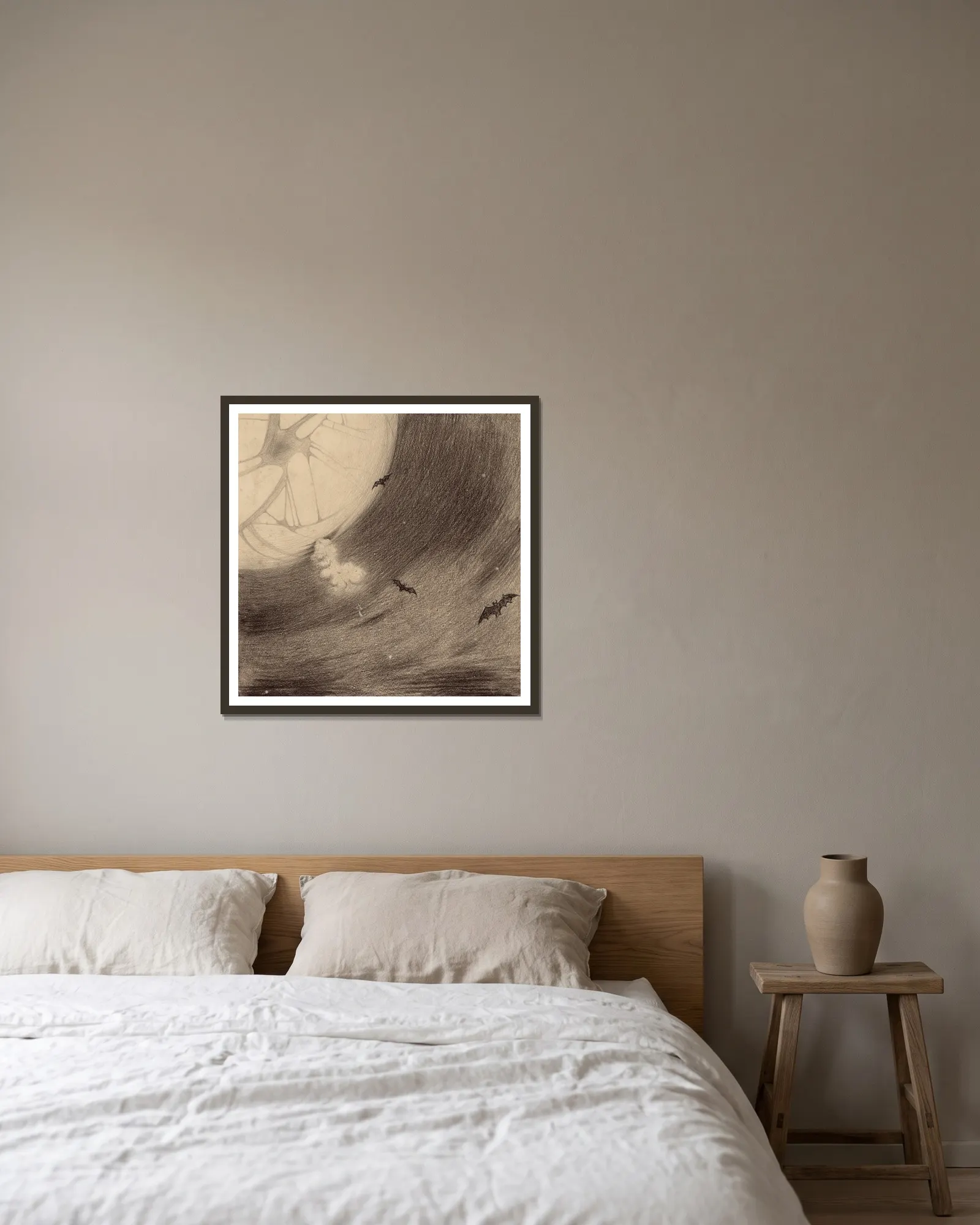 Martians Head Toward Earth av Henrique Alvim Corrêa inramad på en vägg