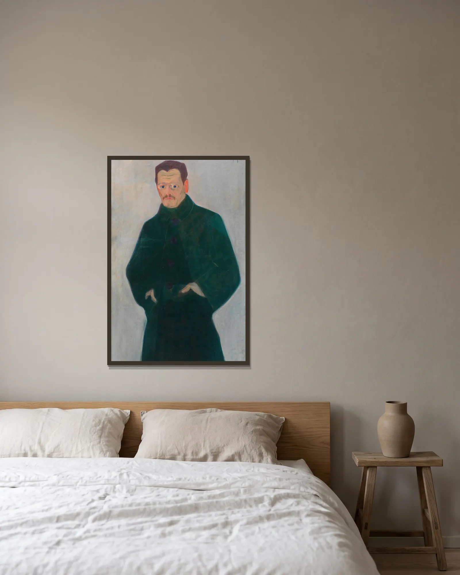 Andreas Thom, Schriftsteller av Anton Faistauer inramad på en vägg