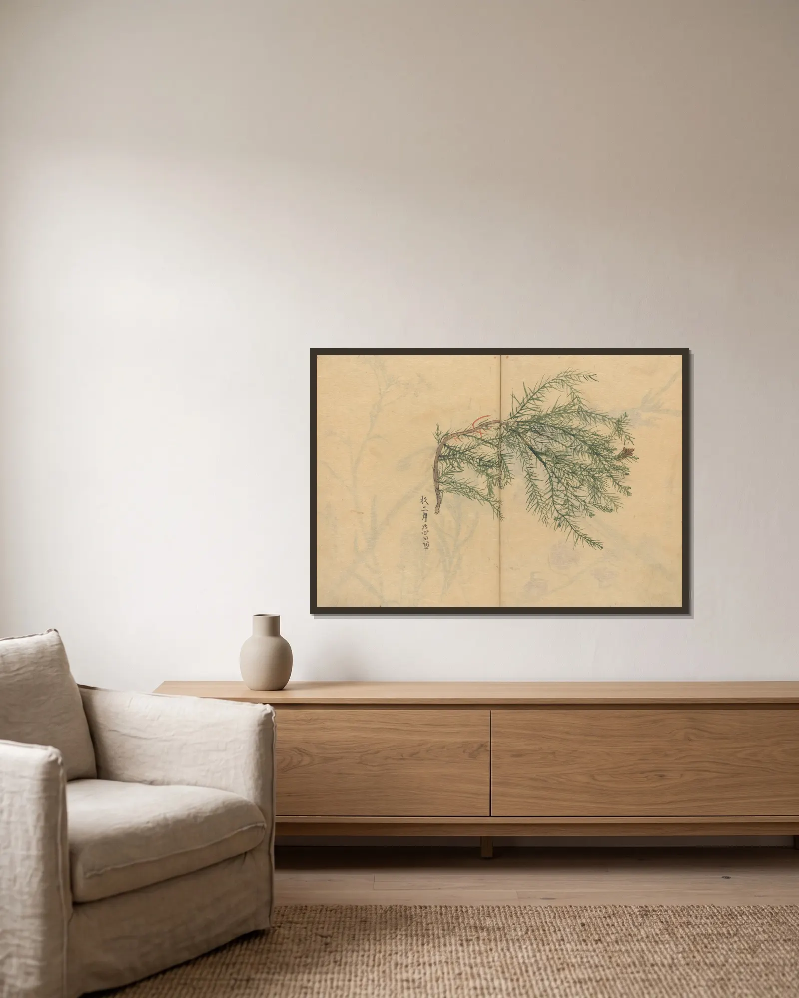 Sketchbook Pl.003 av Ariyoshi Kondo inramad på en vägg