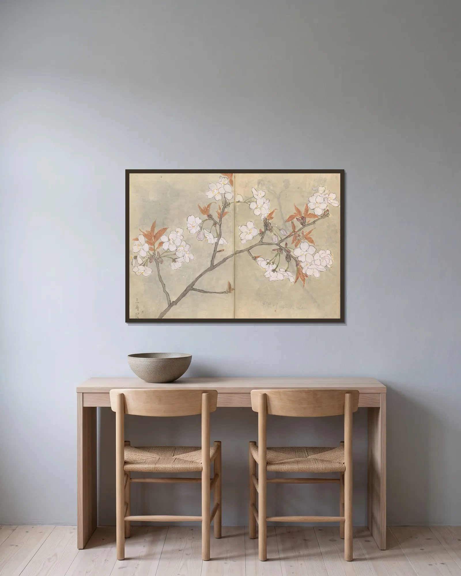 Sketchbook Pl.088 av Ariyoshi Kondo inramad på en vägg