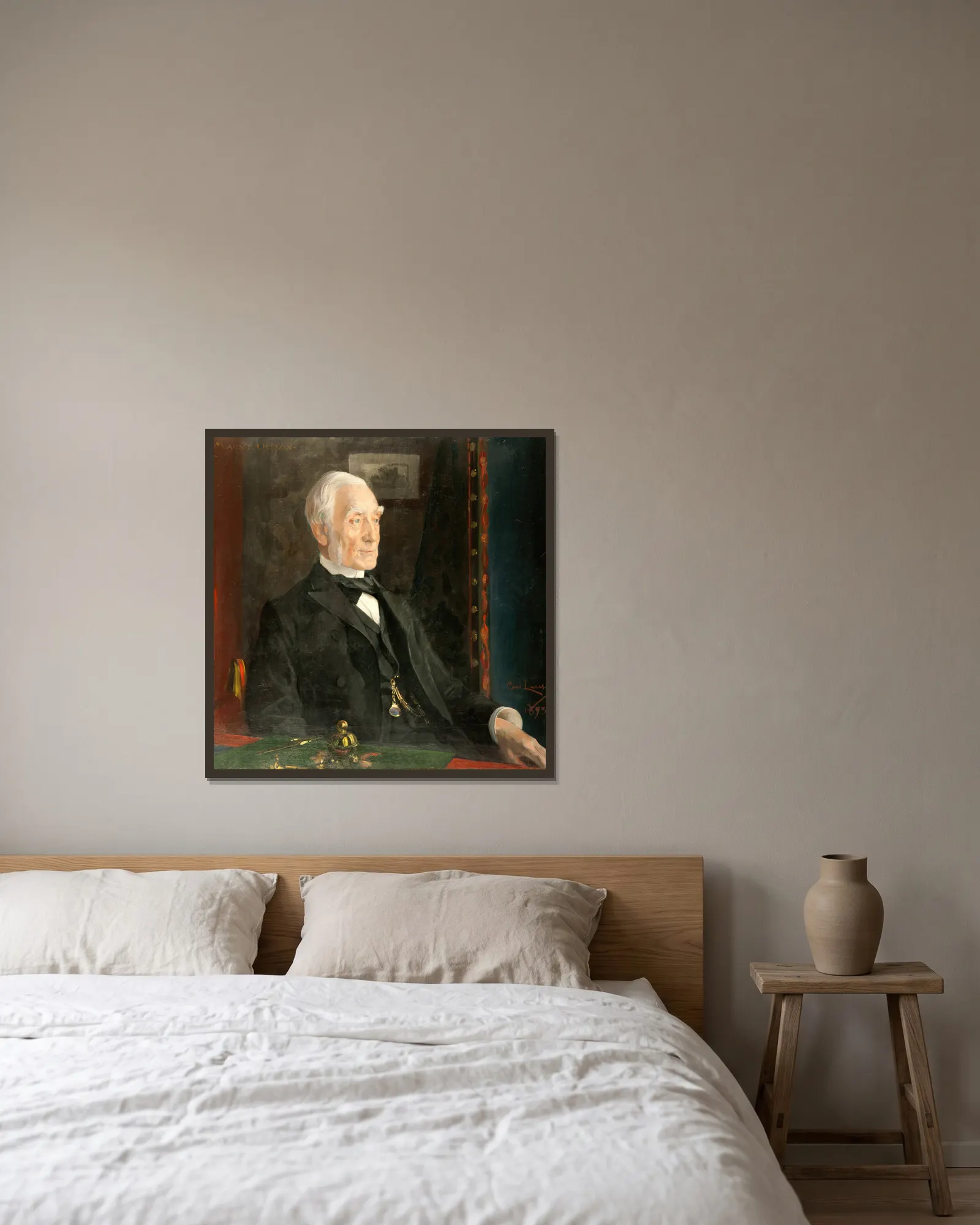 Magnus Olsson av Carl Larsson inramad på en vägg