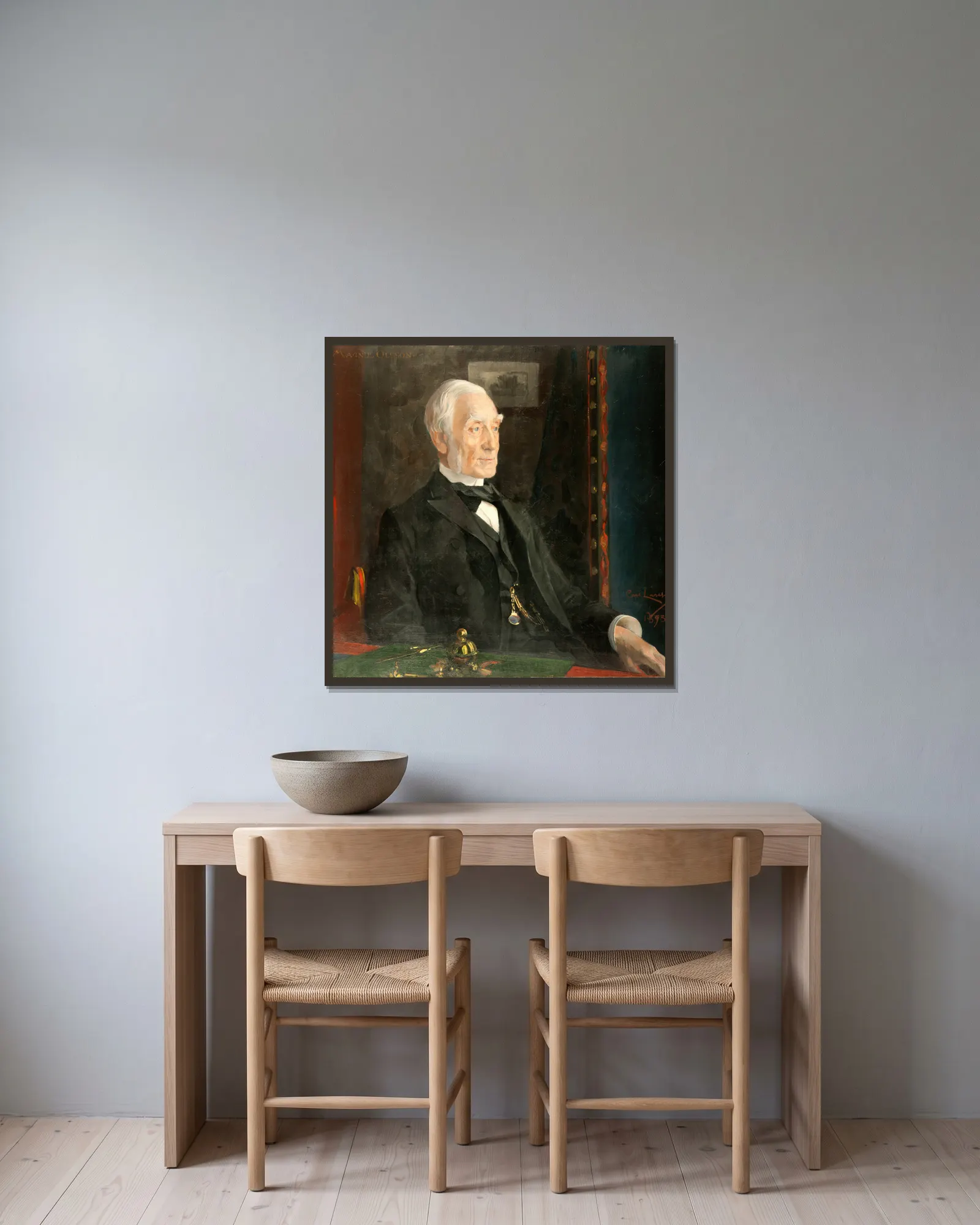 Magnus Olsson av Carl Larsson inramad på en vägg