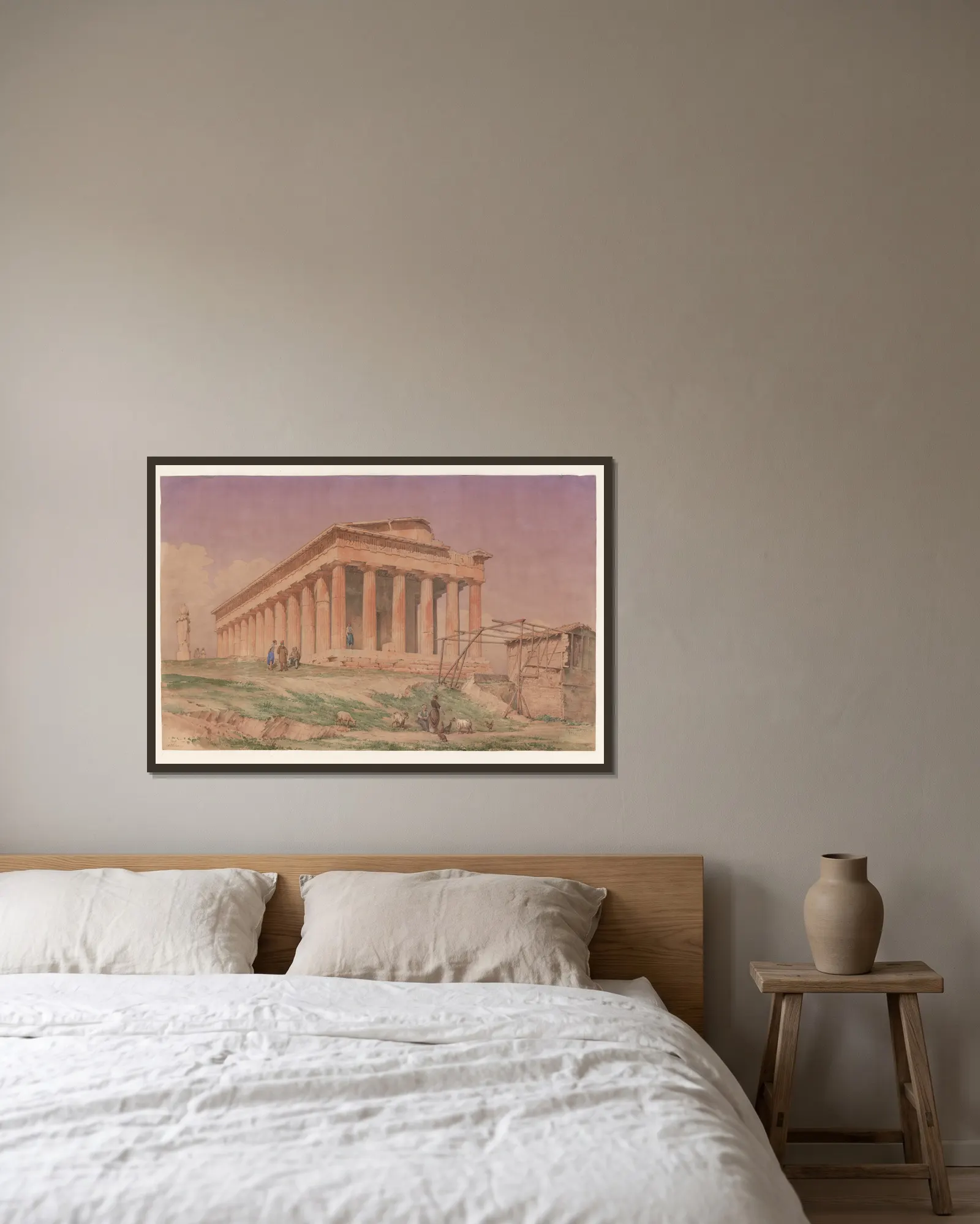 Greece, Athens, Hephaisteion (Temple of Theseus) av Harald Conrad Stilling inramad på en vägg