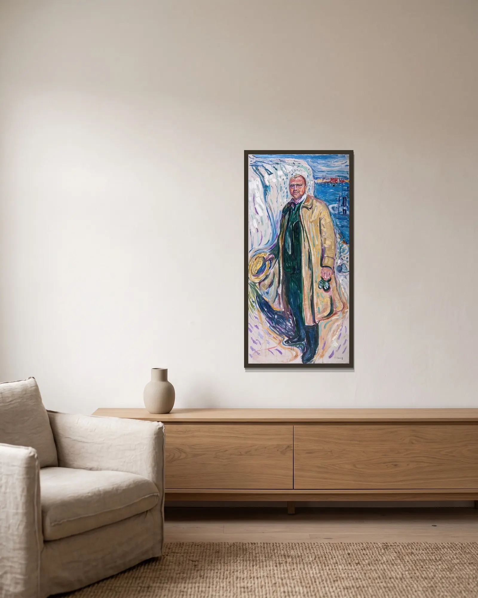 Christian Gierlöff, Author av Edvard Munch inramad på en vägg