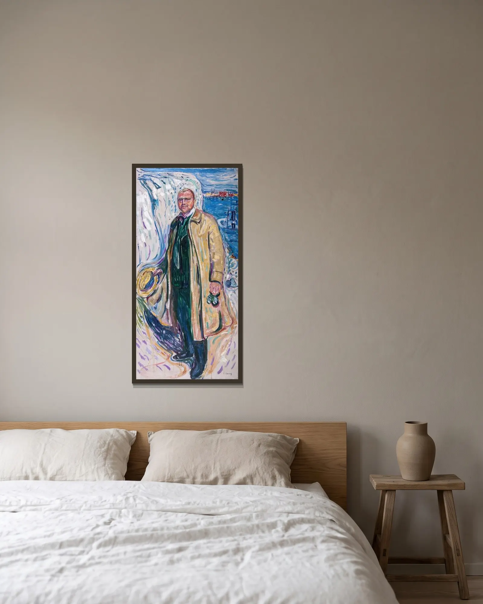 Christian Gierlöff, Author av Edvard Munch inramad på en vägg