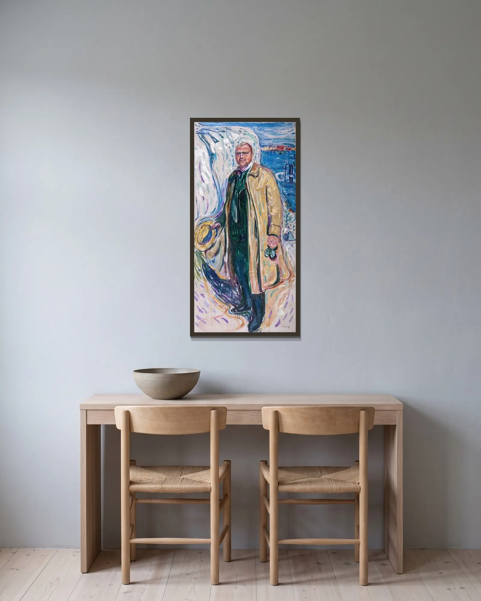 Christian Gierlöff, Author av Edvard Munch inramad på en vägg