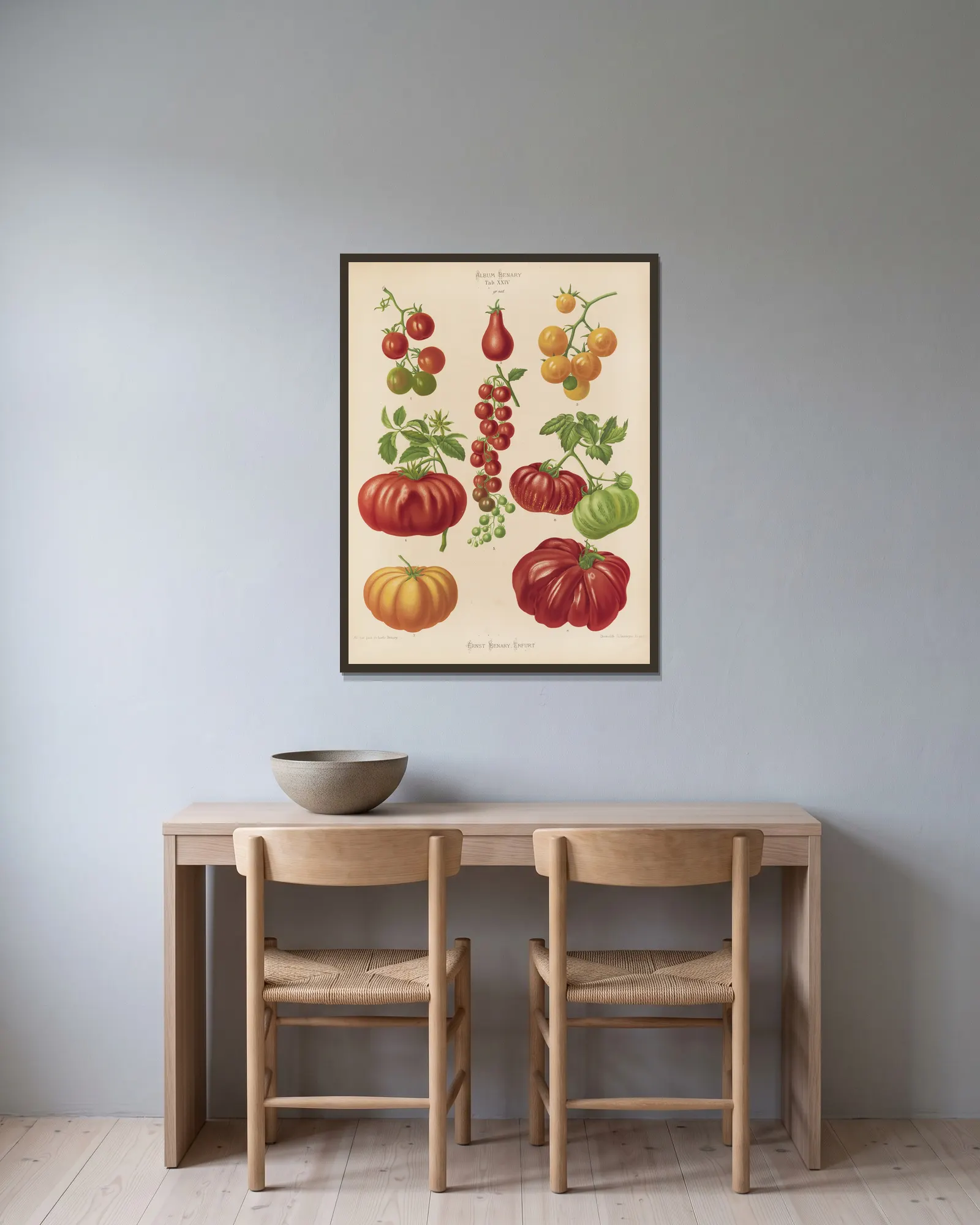 Tomatoes, or Love-Apples av Ernst Benary inramad på en vägg