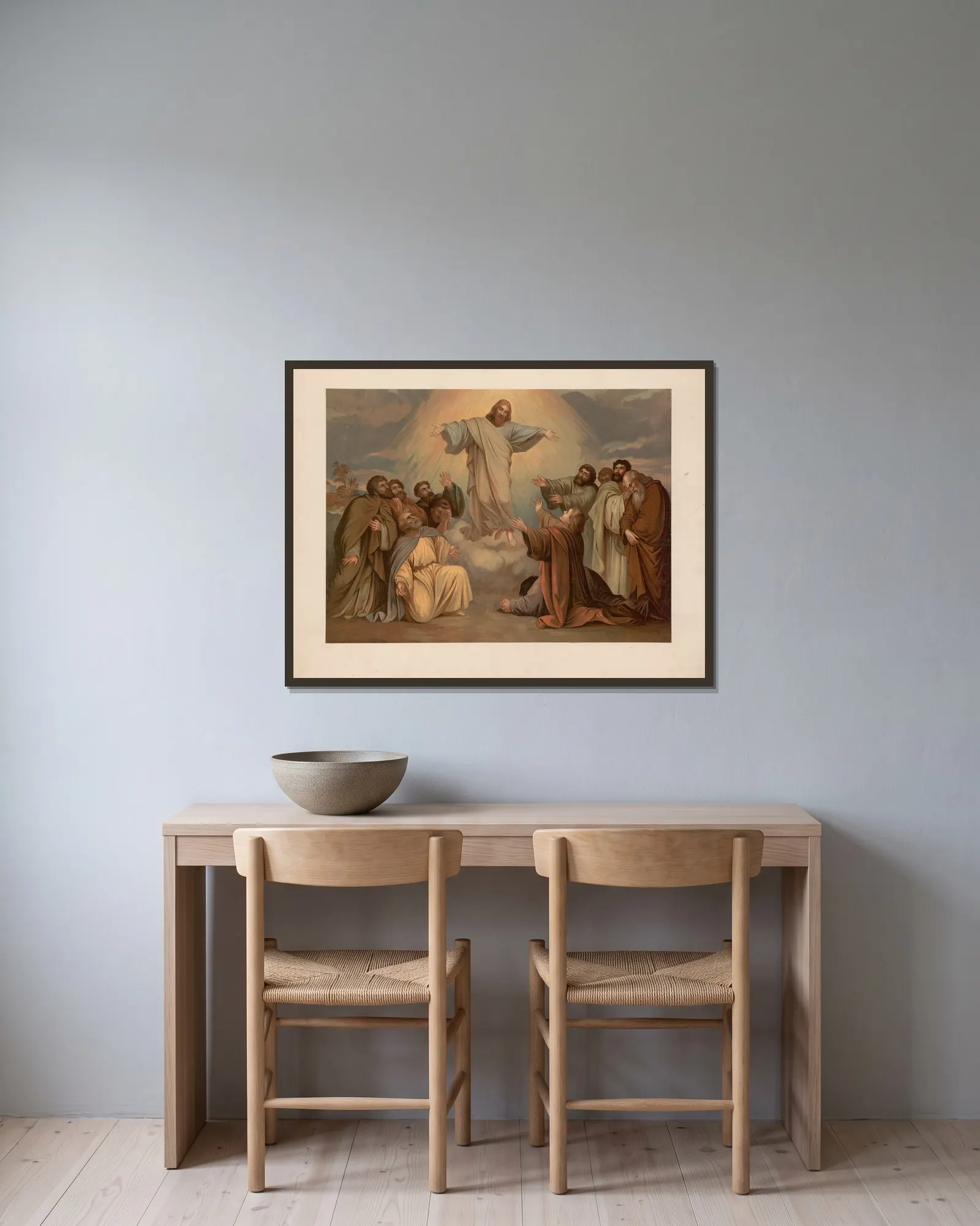 Ascension av Ernst Pessler inramad på en vägg
