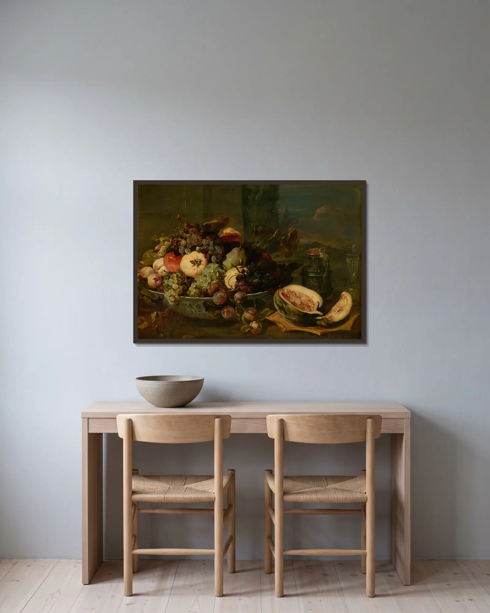 Still Life av Frans Snyders inramad på en vägg