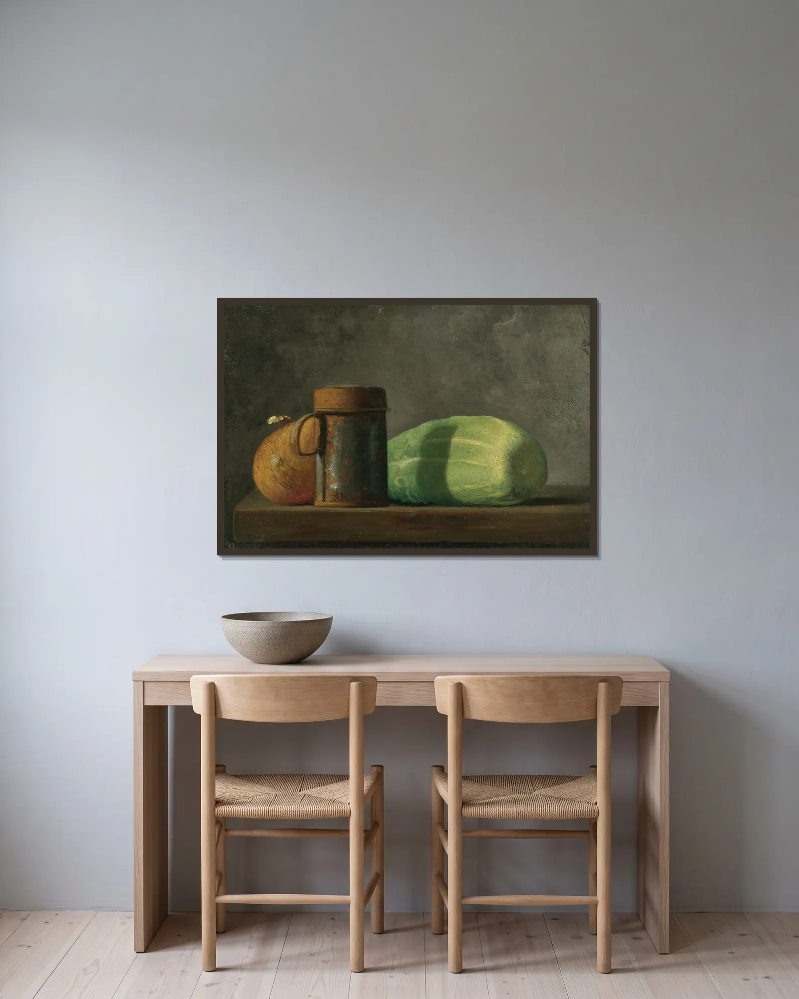 Cucumber av John Frederick Peto inramad på en vägg