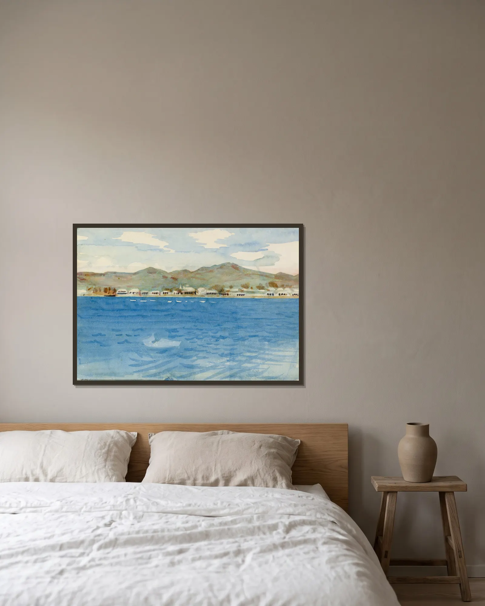 Azores av Abbott Handerson Thayer inramad på en vägg