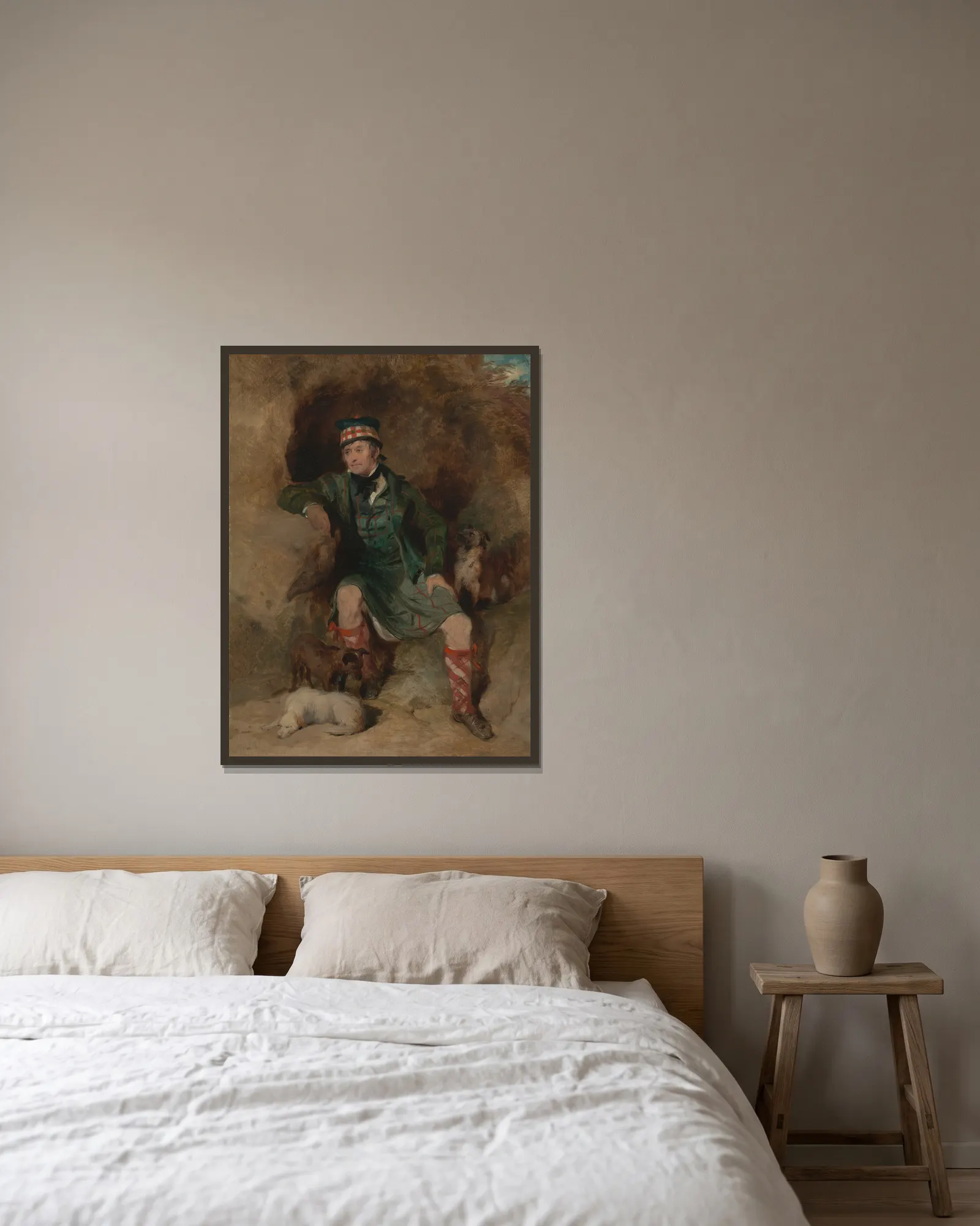 Donald McIntyre av Sir Edwin Henry Landseer inramad på en vägg