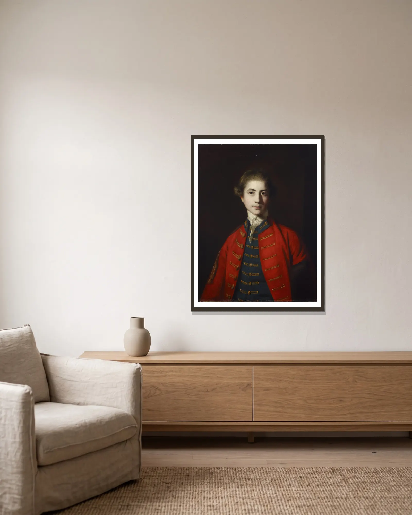 Stephen Croft, Junior av Sir Joshua Reynolds inramad på en vägg