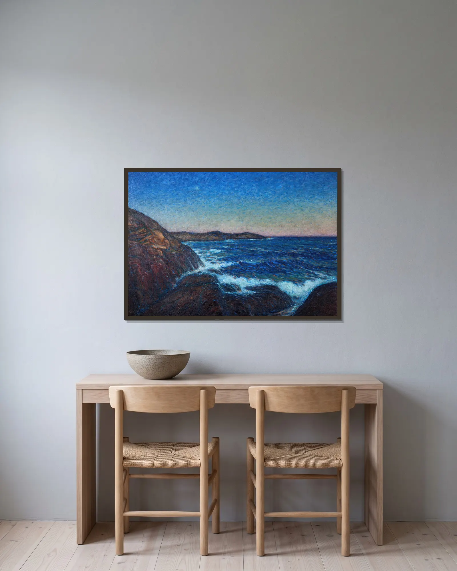 Svall av Karl Nordström inramad på en vägg