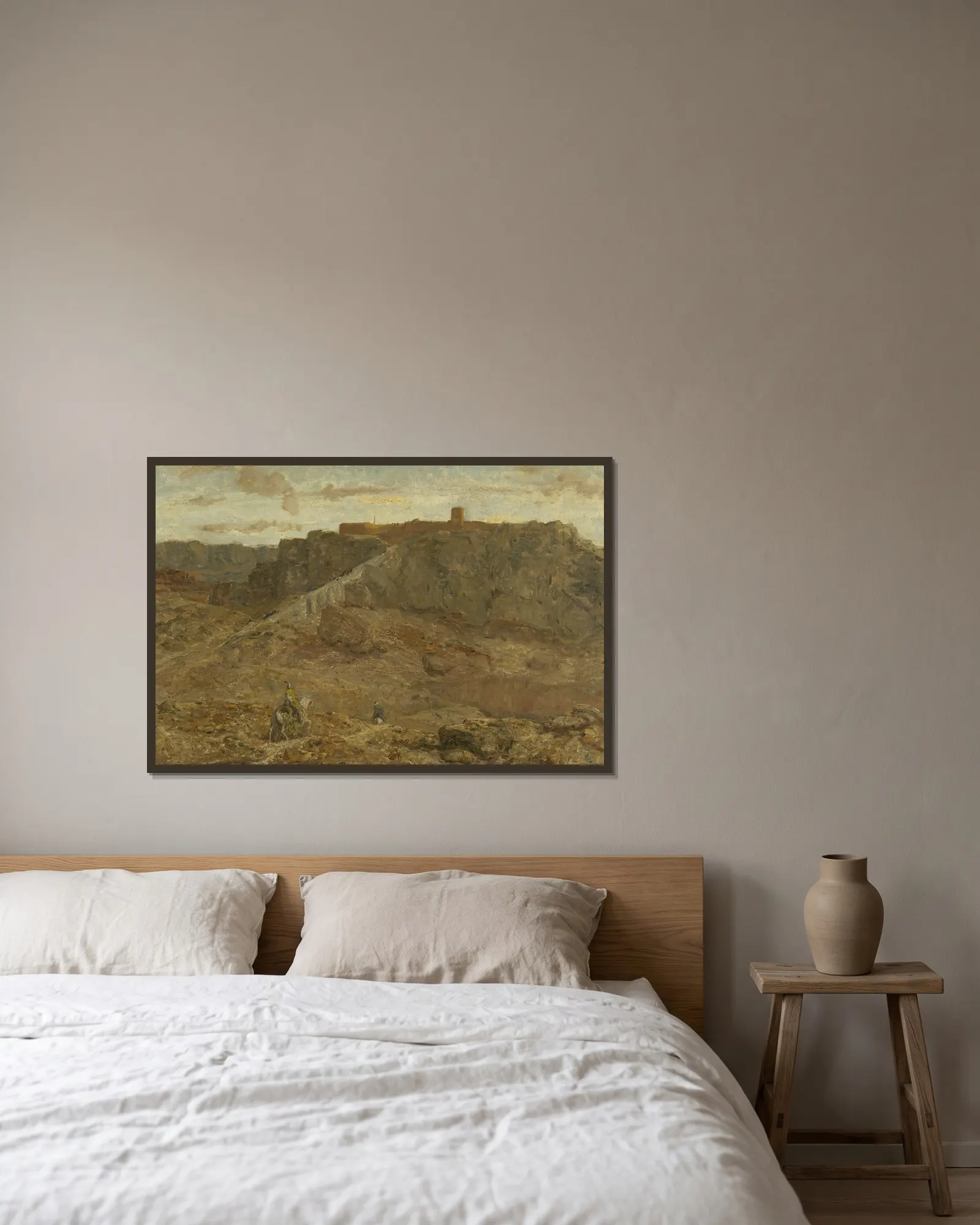 Mountainous Landscape in Egypt av Marius Bauer inramad på en vägg