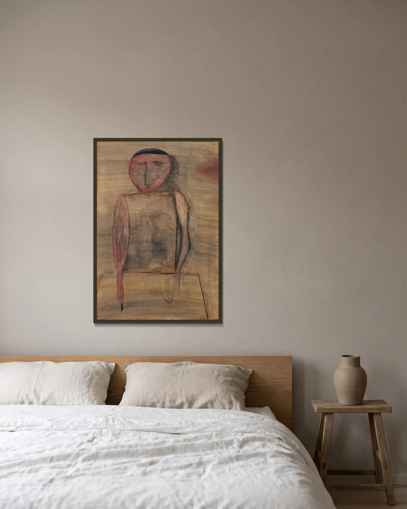 Doctor av Paul Klee inramad på en vägg