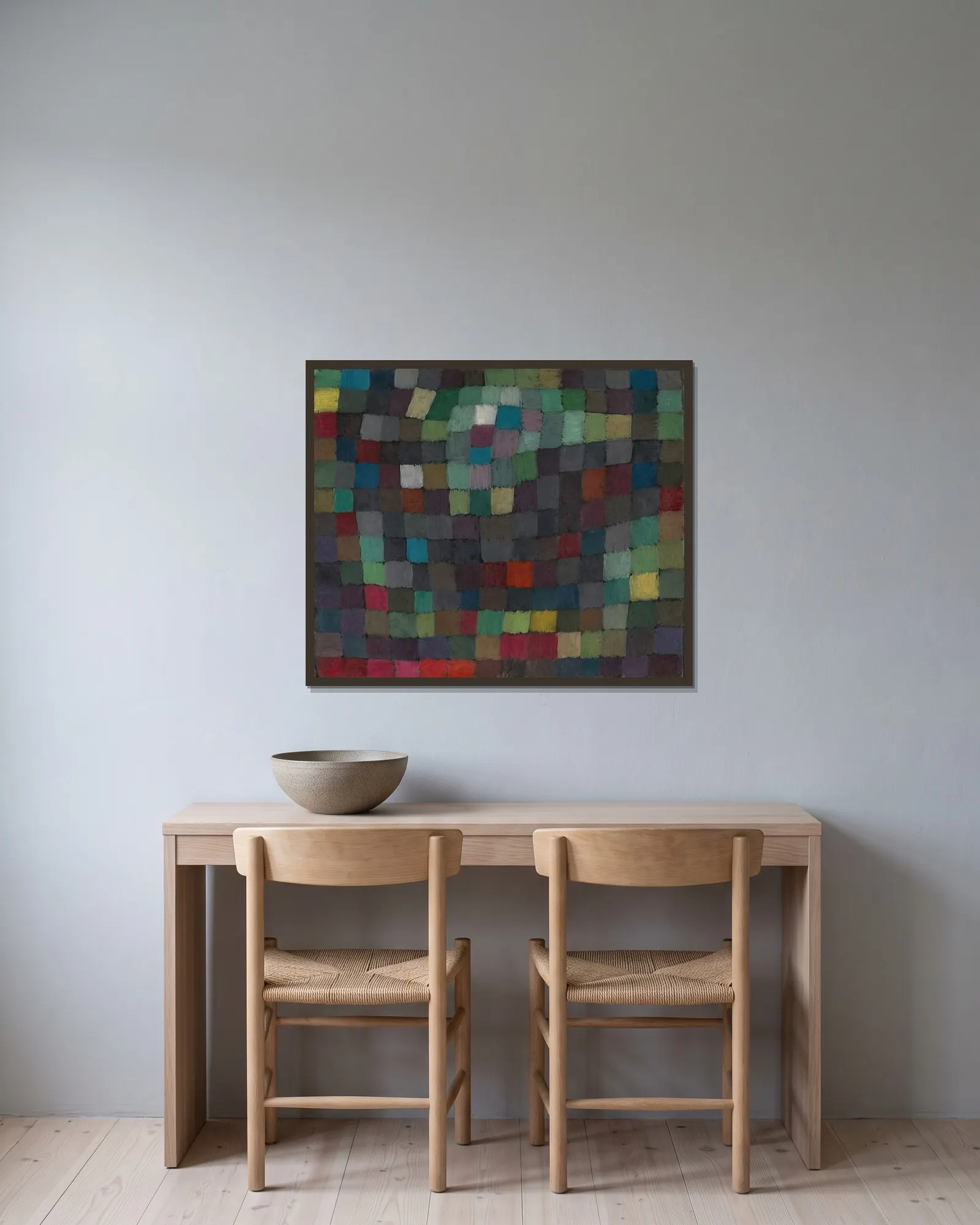 May Picture av Paul Klee inramad på en vägg