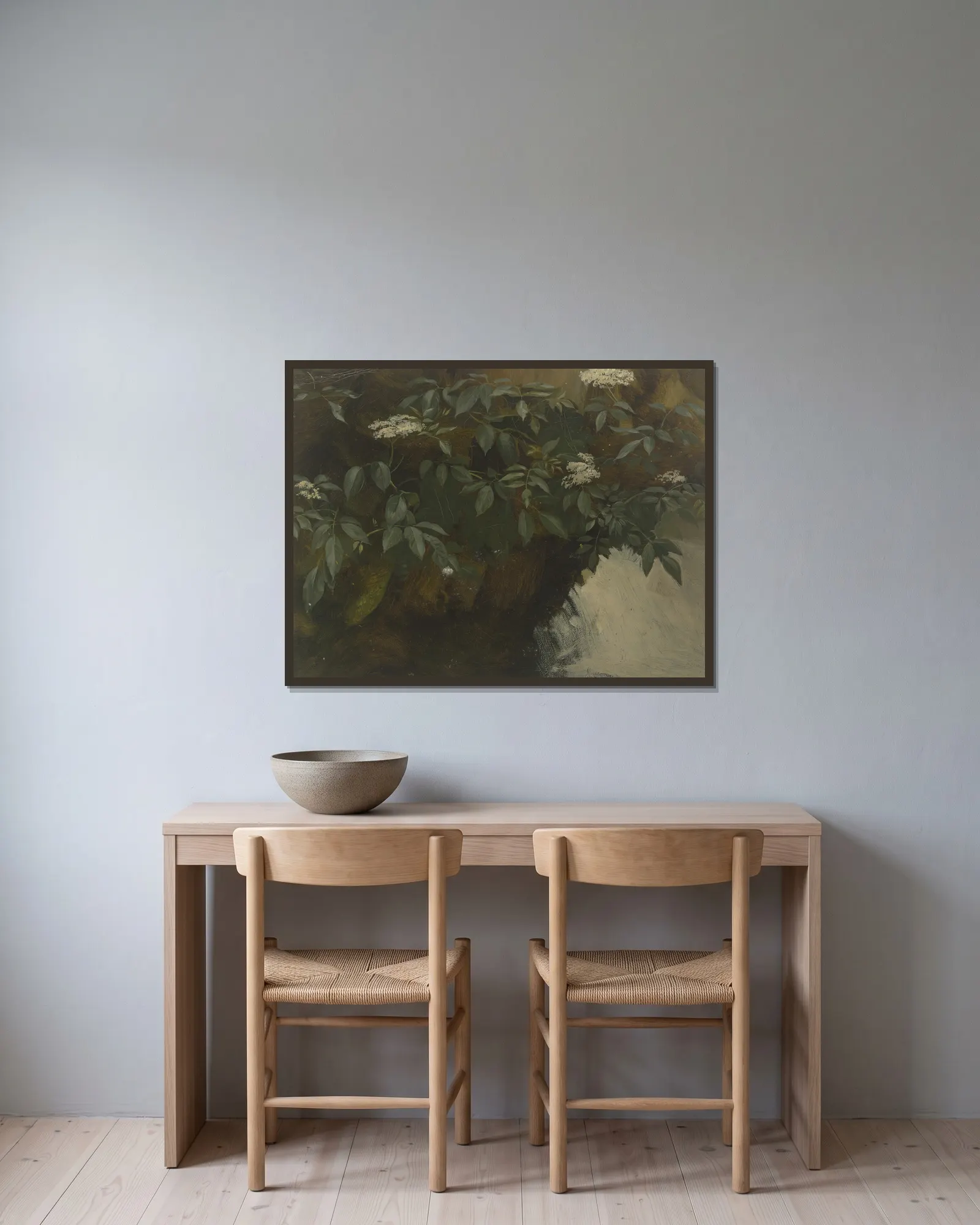 Flowering elderberry av Philipp Rumpf inramad på en vägg