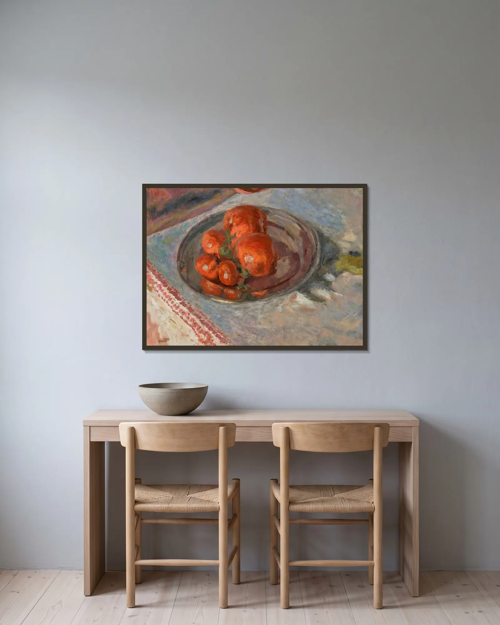 Tomates av Pierre Bonnard inramad på en vägg
