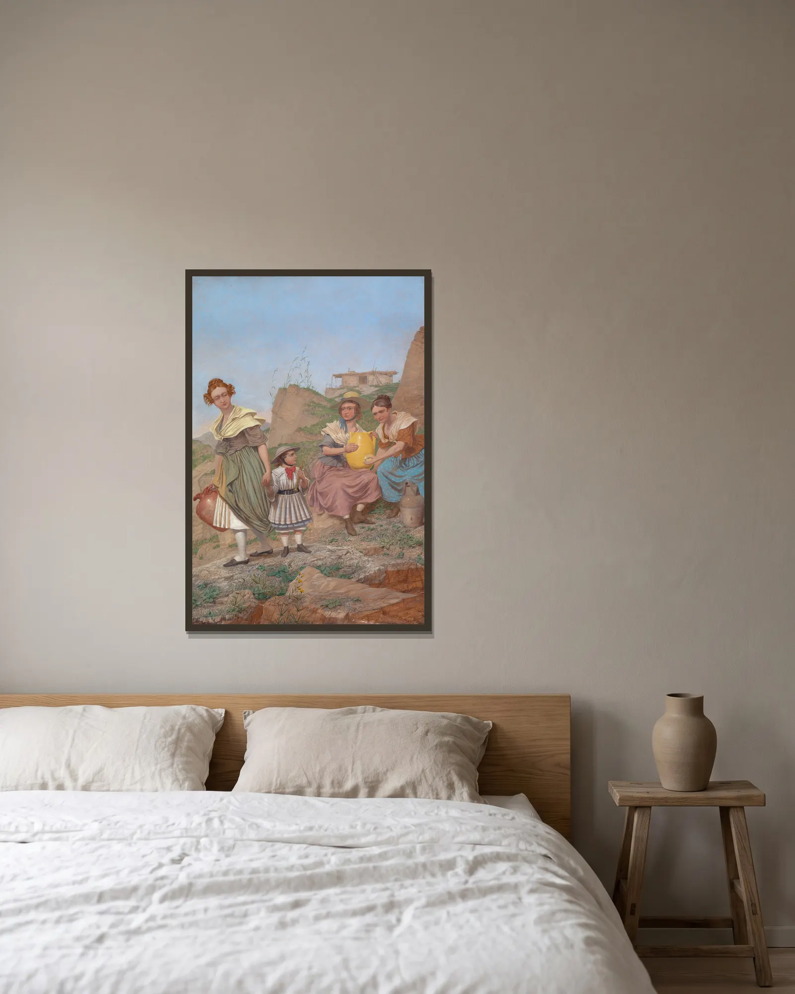 Negation av Richard Dadd inramad på en vägg