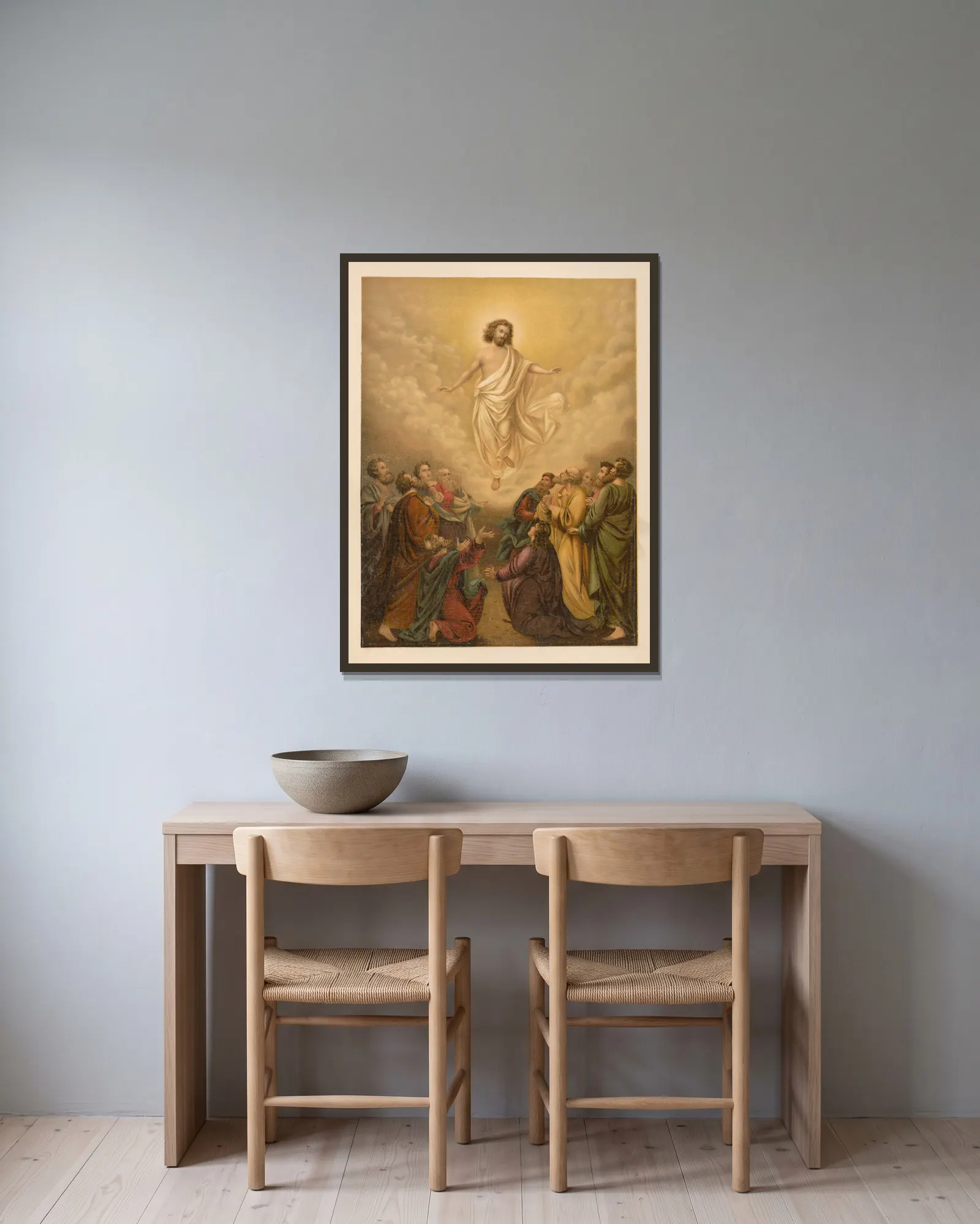 The Ascension av Jan Ladislaw Sýkora inramad på en vägg
