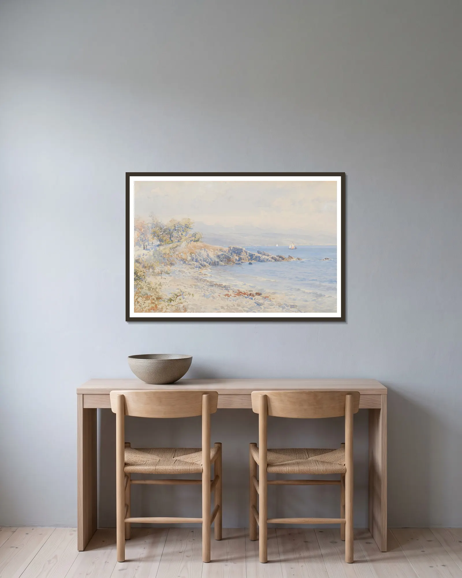 Jalta av Edward Theodore Compton inramad på en vägg