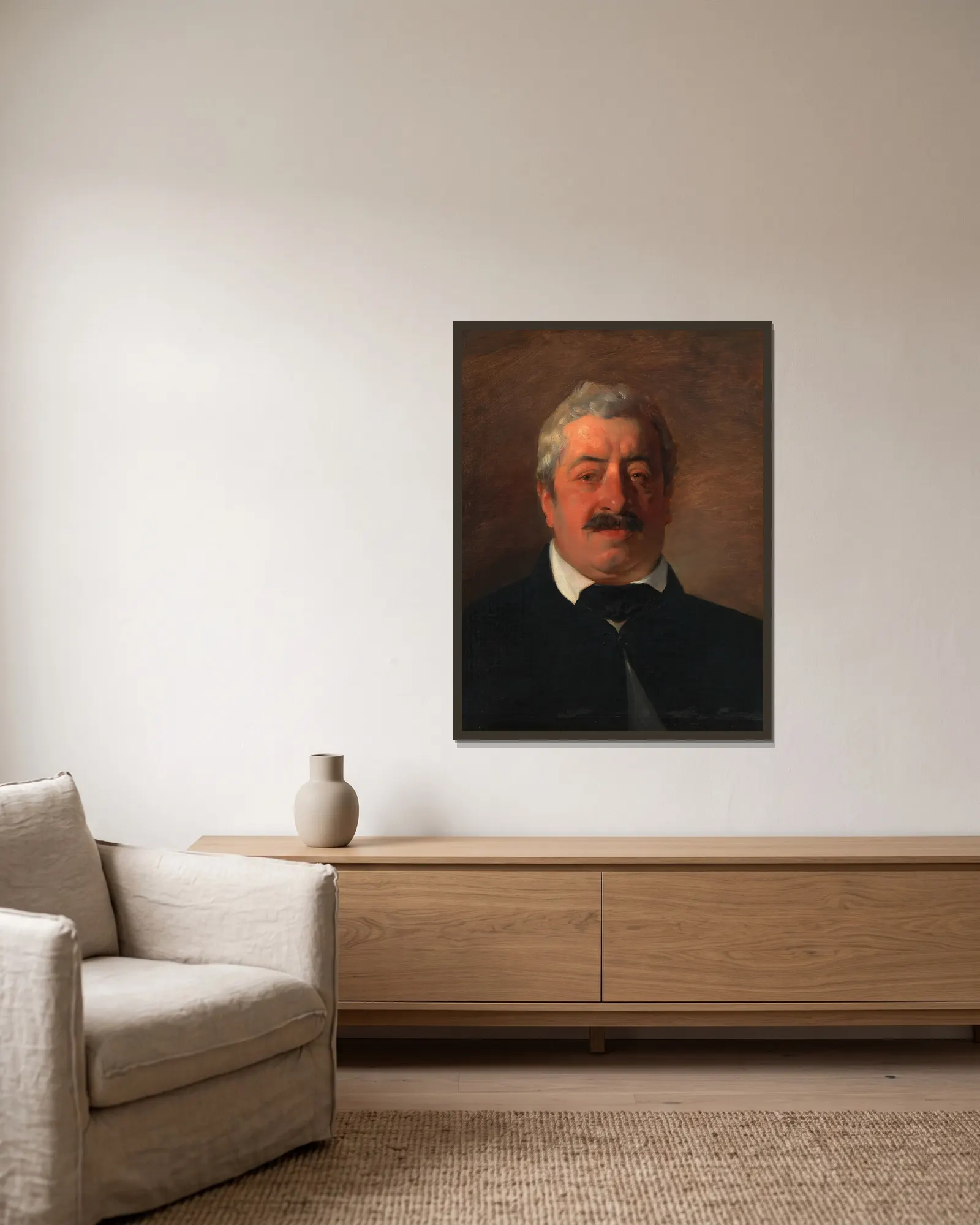Ignaz Raffalt, Maler av Friedrich von Amerling inramad på en vägg