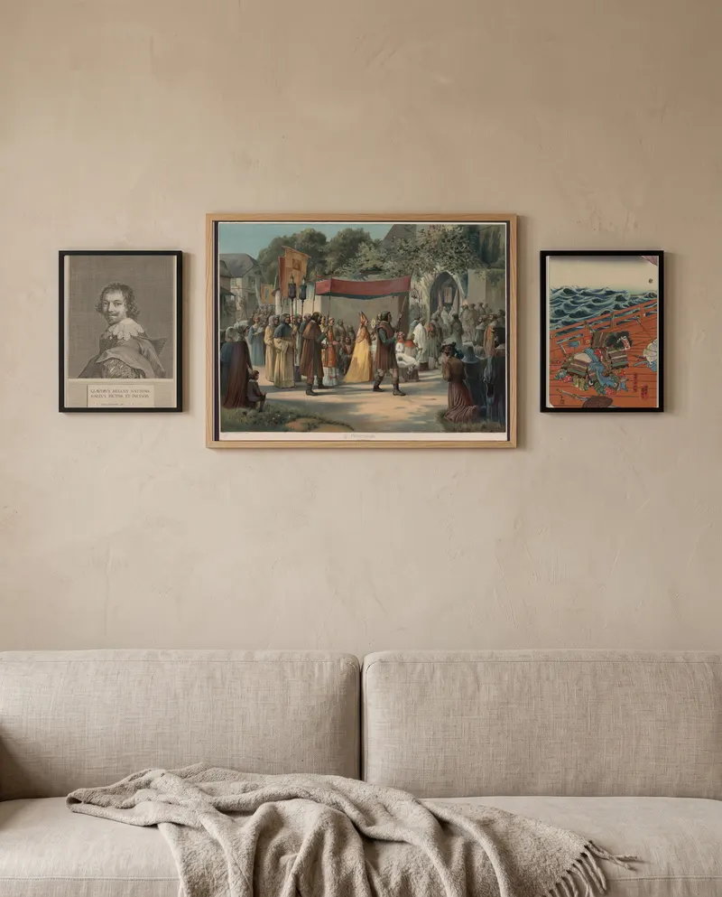 Galeria ścienna z Claude Mellan, francuski malarz i rytownik
