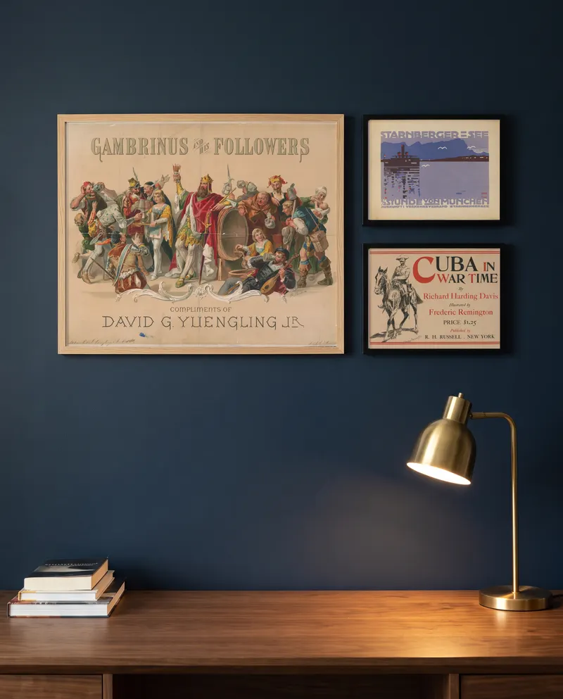 Bilderwand mit Cuba in Kriegszeiten