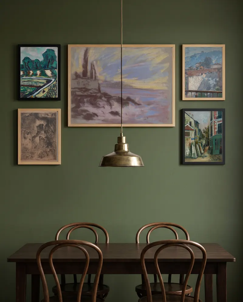 Galeria ścienna z Belle Gabrielle et la rue Saint-Vincent à Montmartre