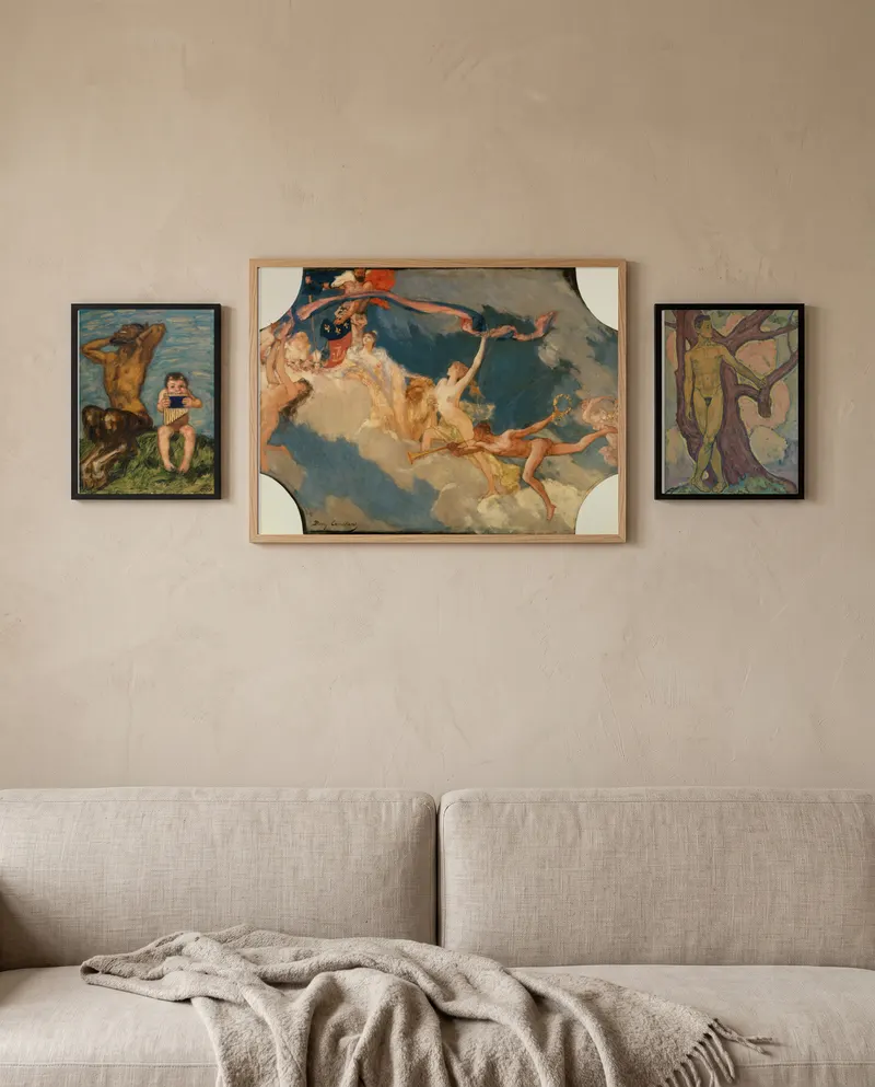 Bilderwand mit Dissonanz
