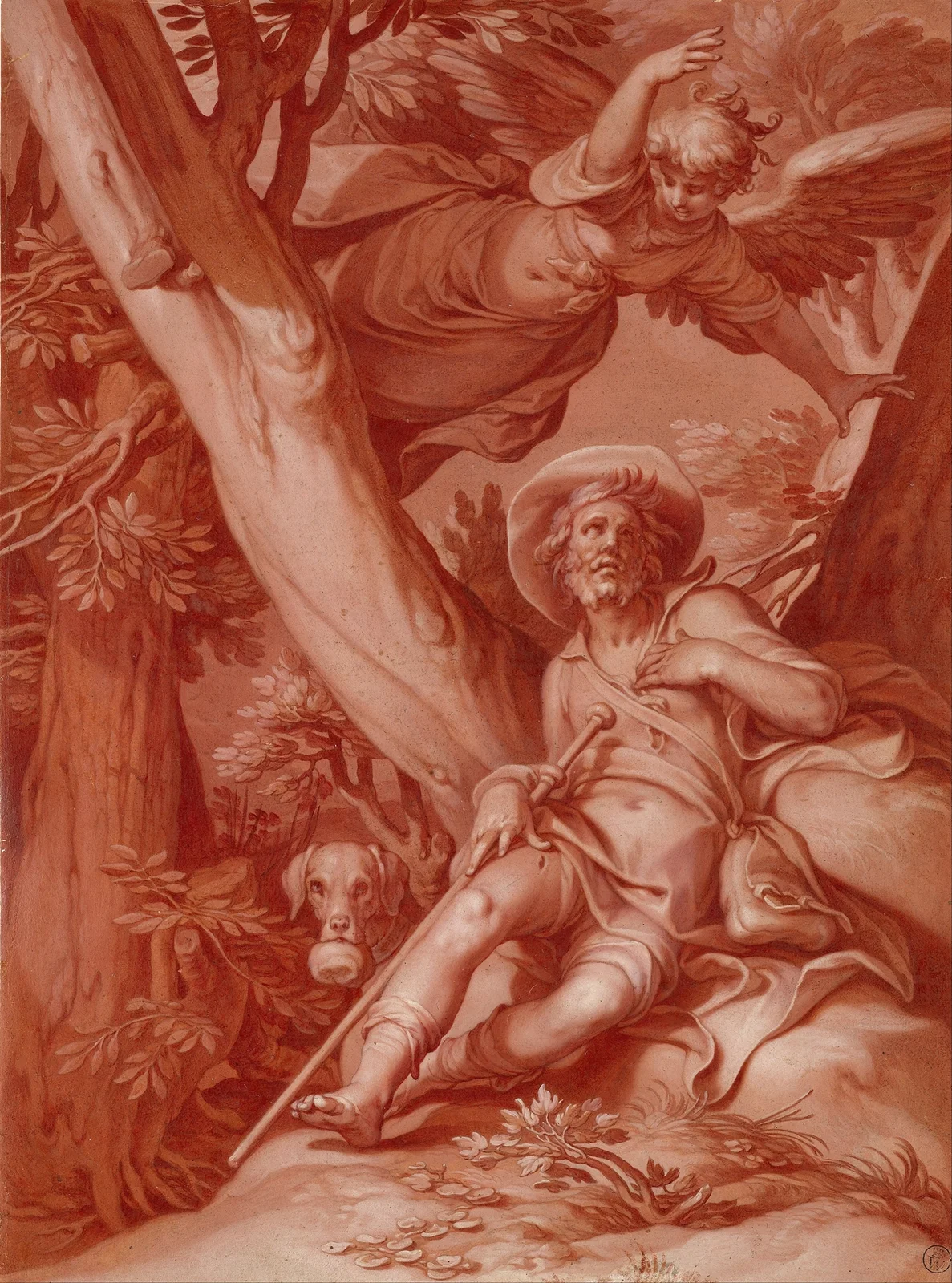 St. Roch av Abraham Bloemaert
