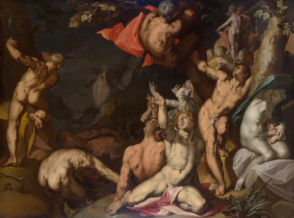 The Deluge av Abraham Bloemaert