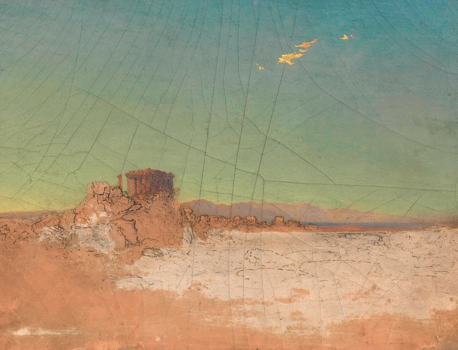 Griechische Tempelruinen, 1854 av Adalbert Stifter