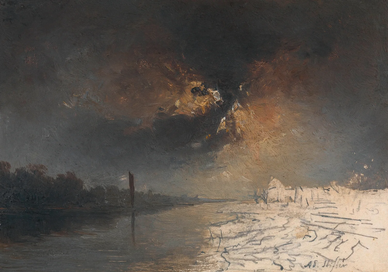 Mondlandschaft av Adalbert Stifter