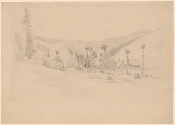 View of Sokołowsko, 1850 – nr 2 av Adolf Dressler