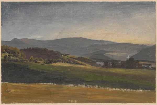 View of the Karkonosze Mountains av Adolf Dressler