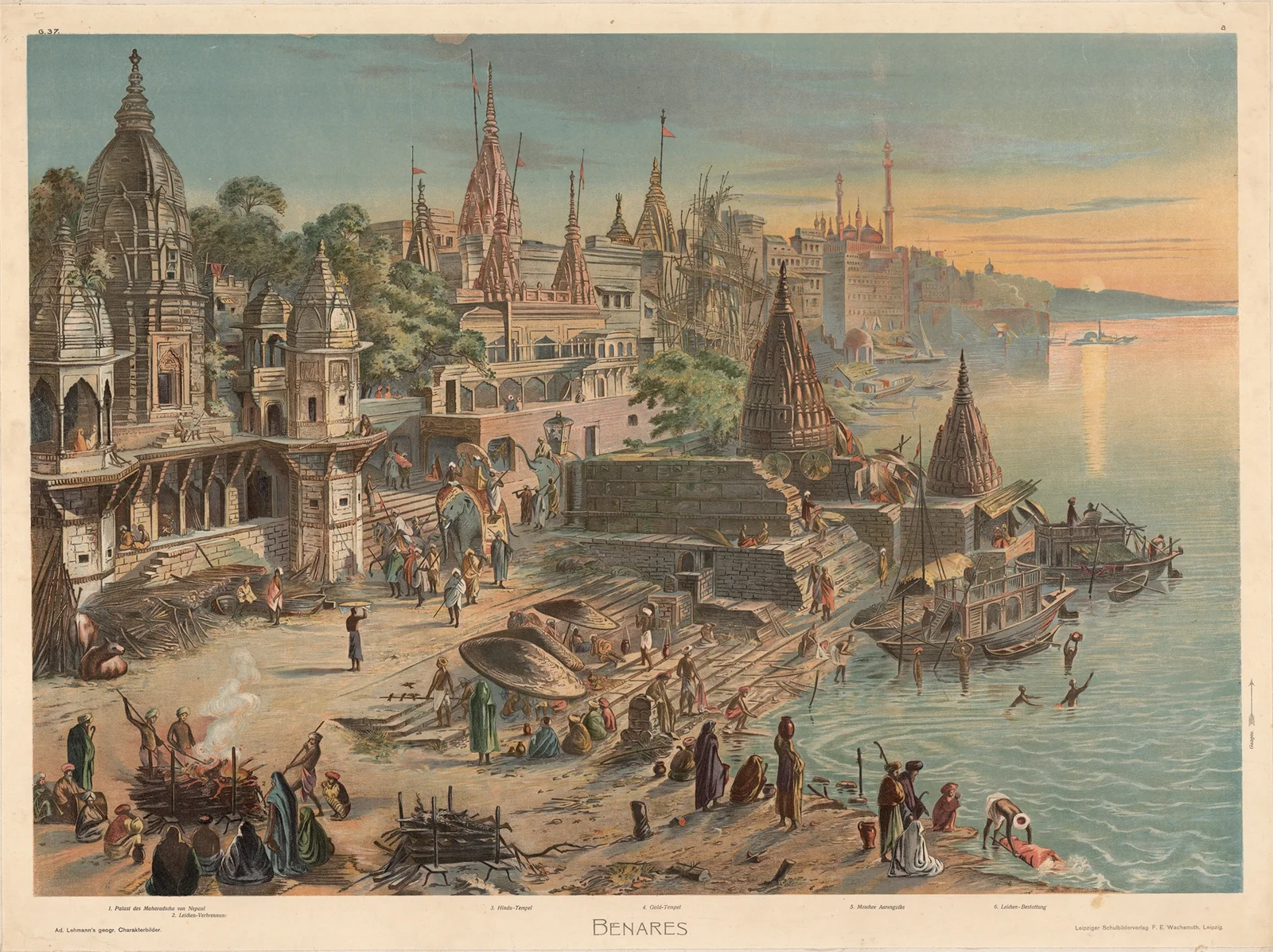 Benares av Adolf Lehmann