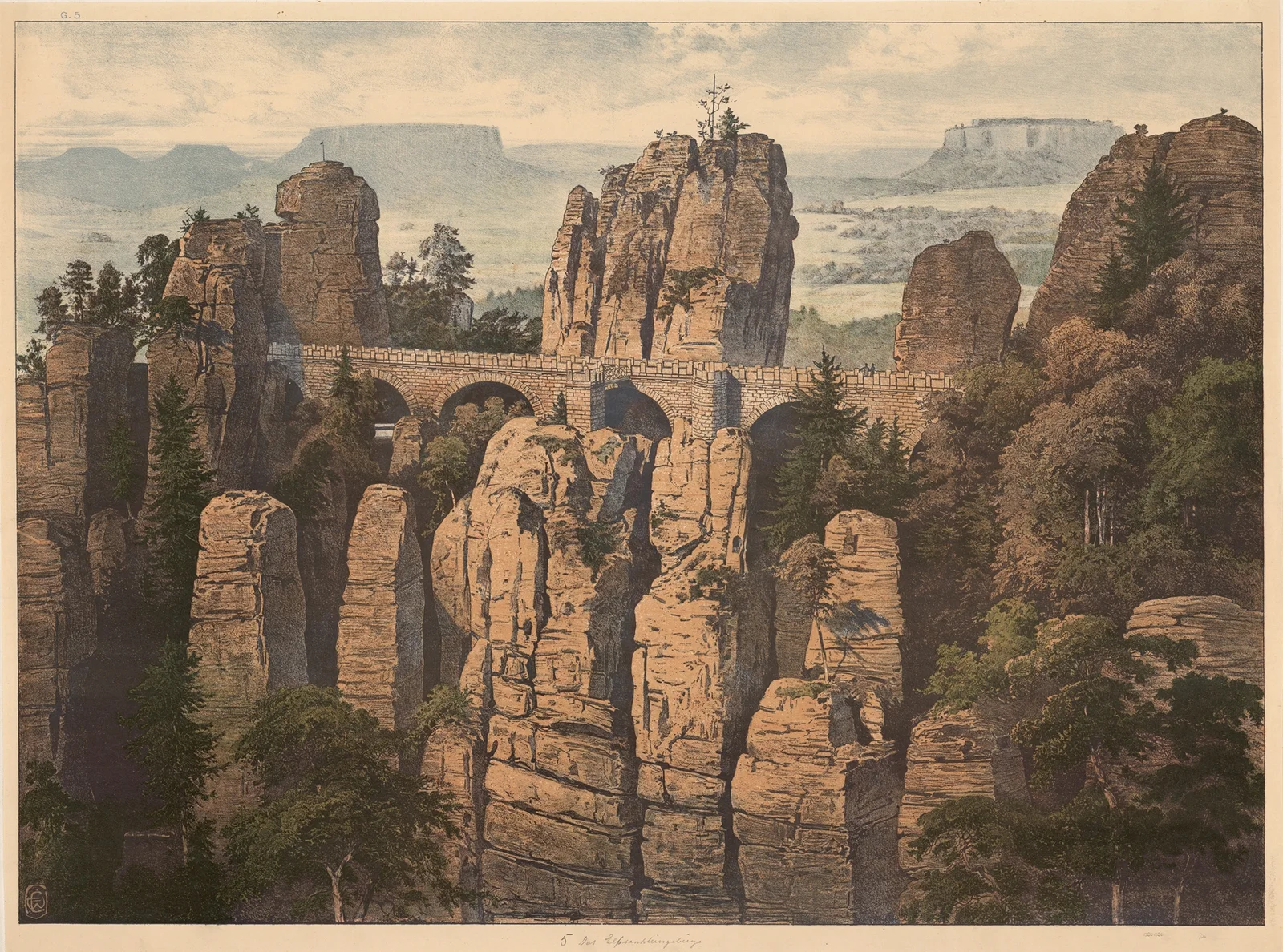Das Elbsandsteingebirge av Adolf Lehmann