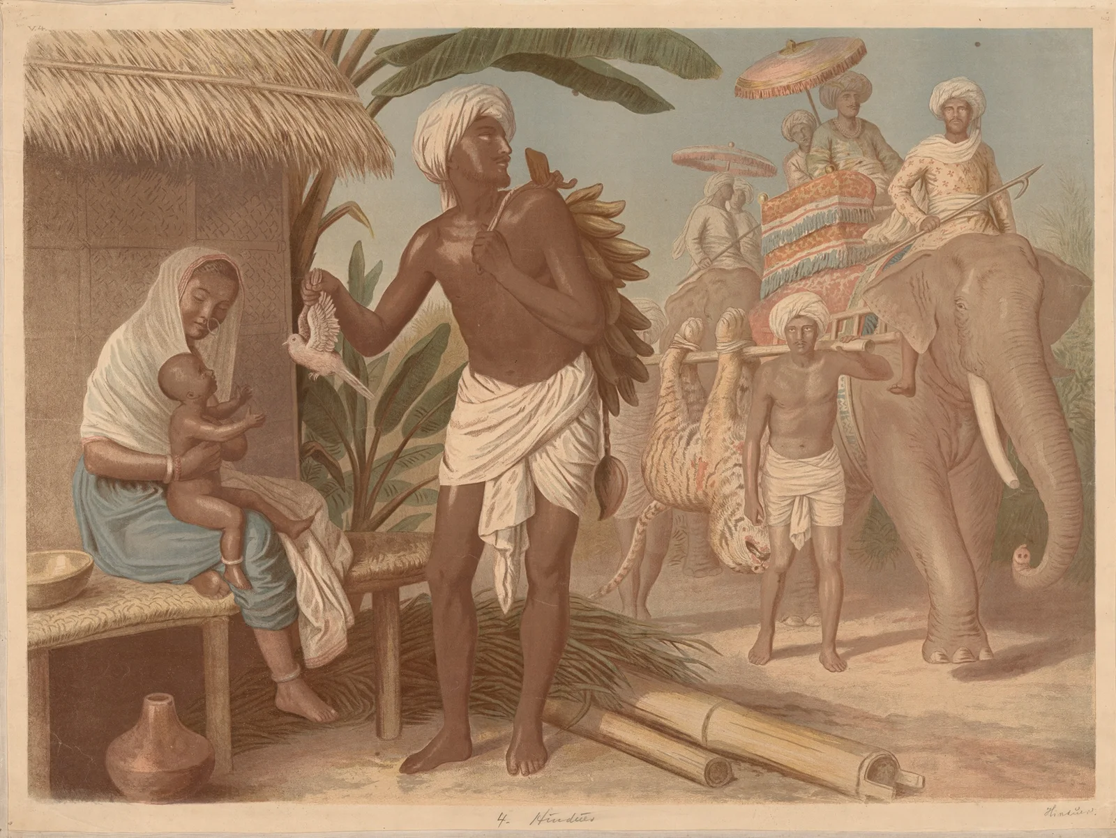 Hindu family av Adolf Lehmann