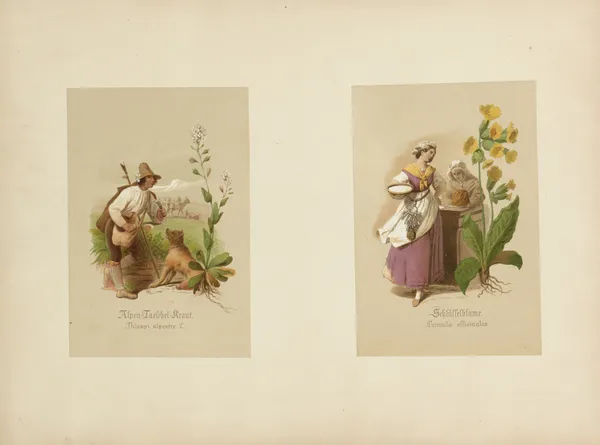 Studien zur Aquarell-Malerei Pl.23 av Adolf Schrödter