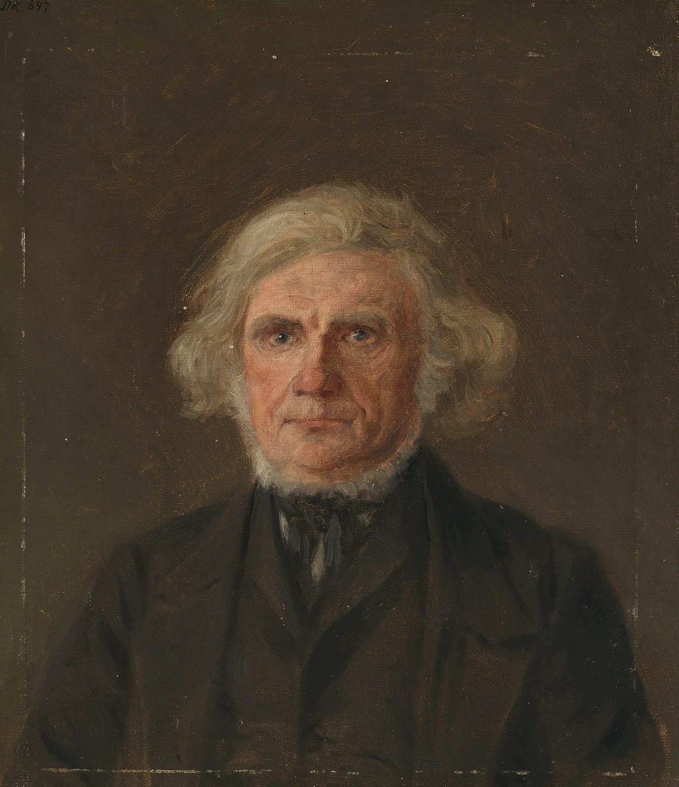 Old Man, Portrait Study av Adolph Tidemand