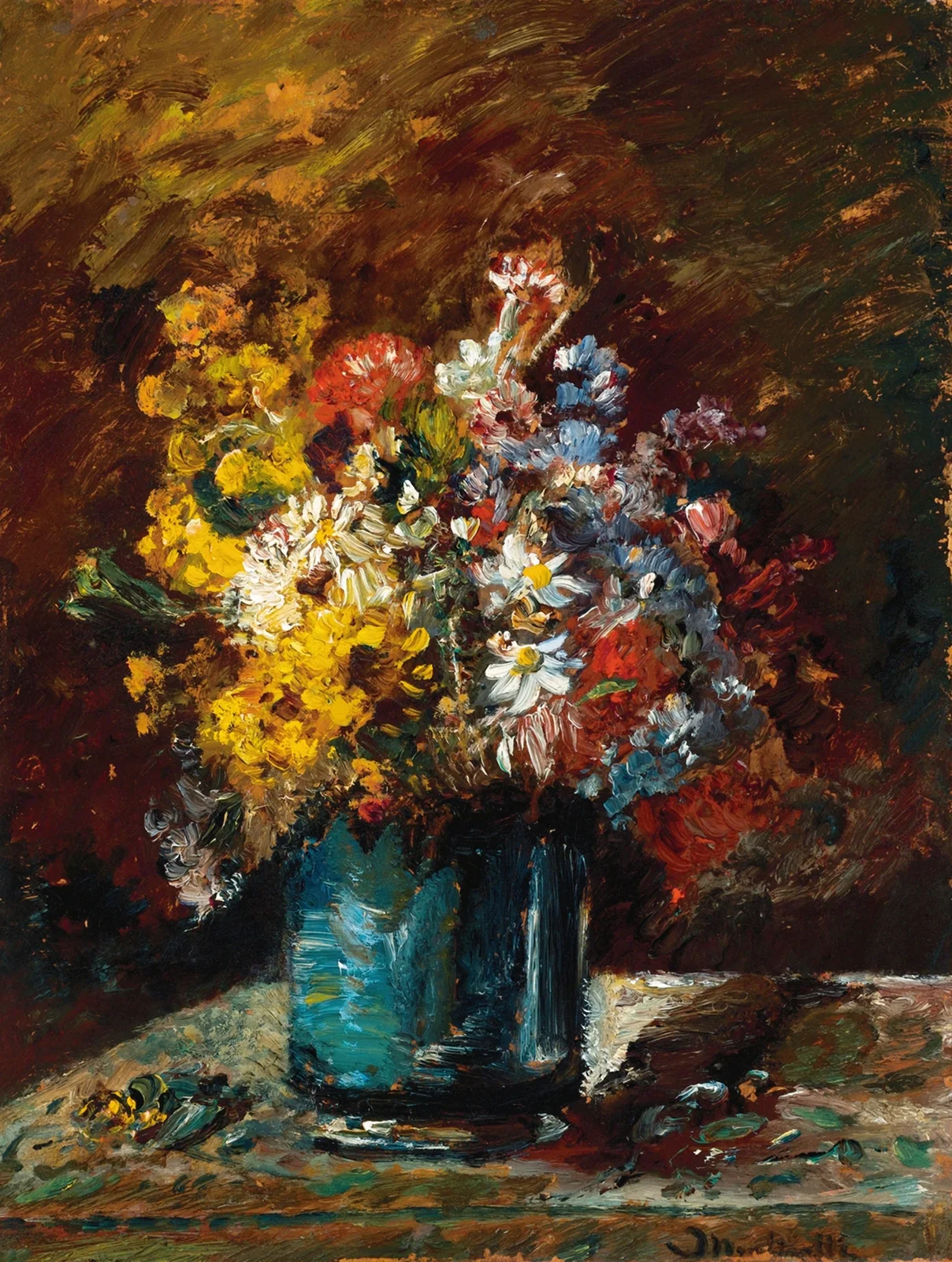 Fleurs Divers av Adolphe Monticelli