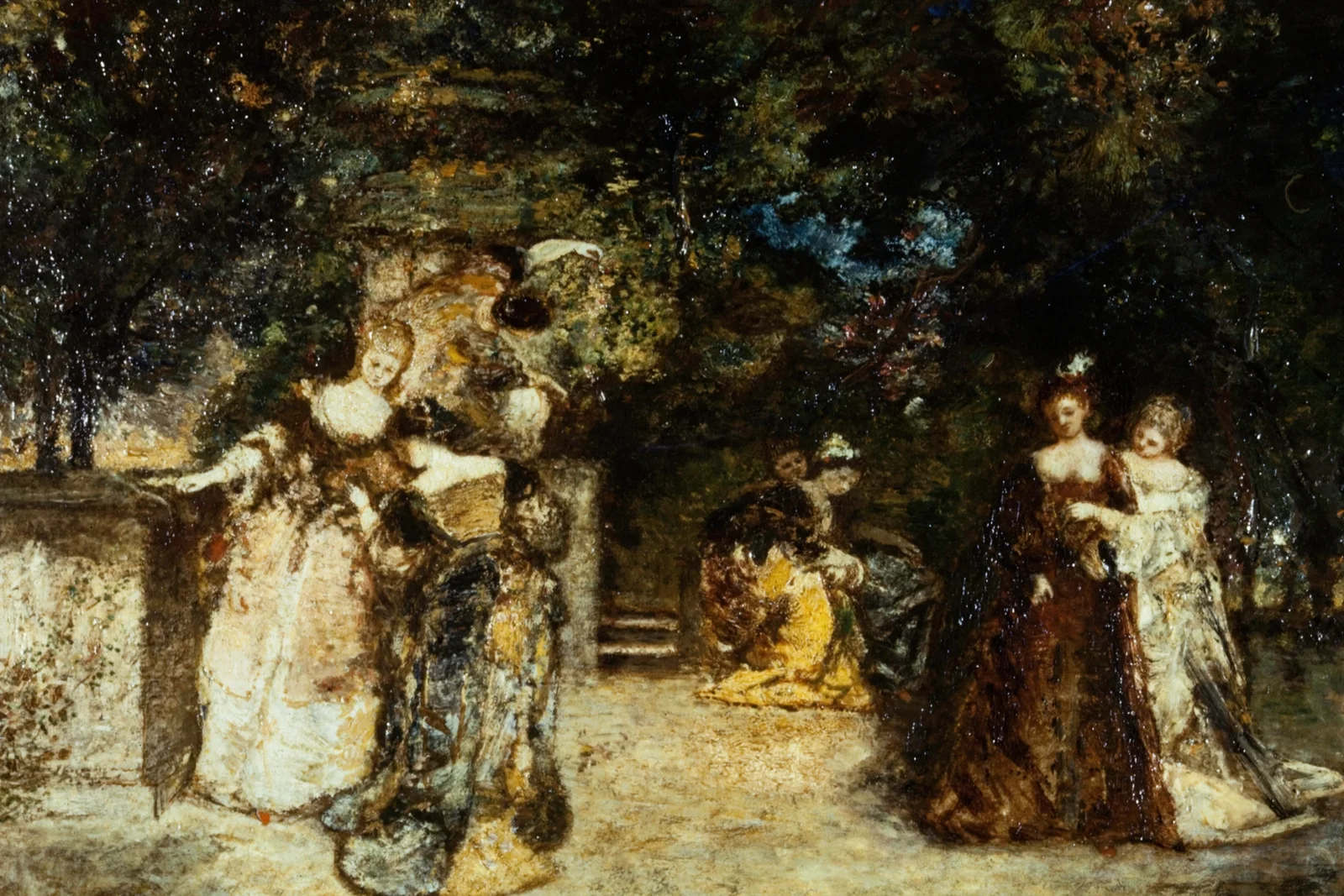 Garden Party av Adolphe Monticelli