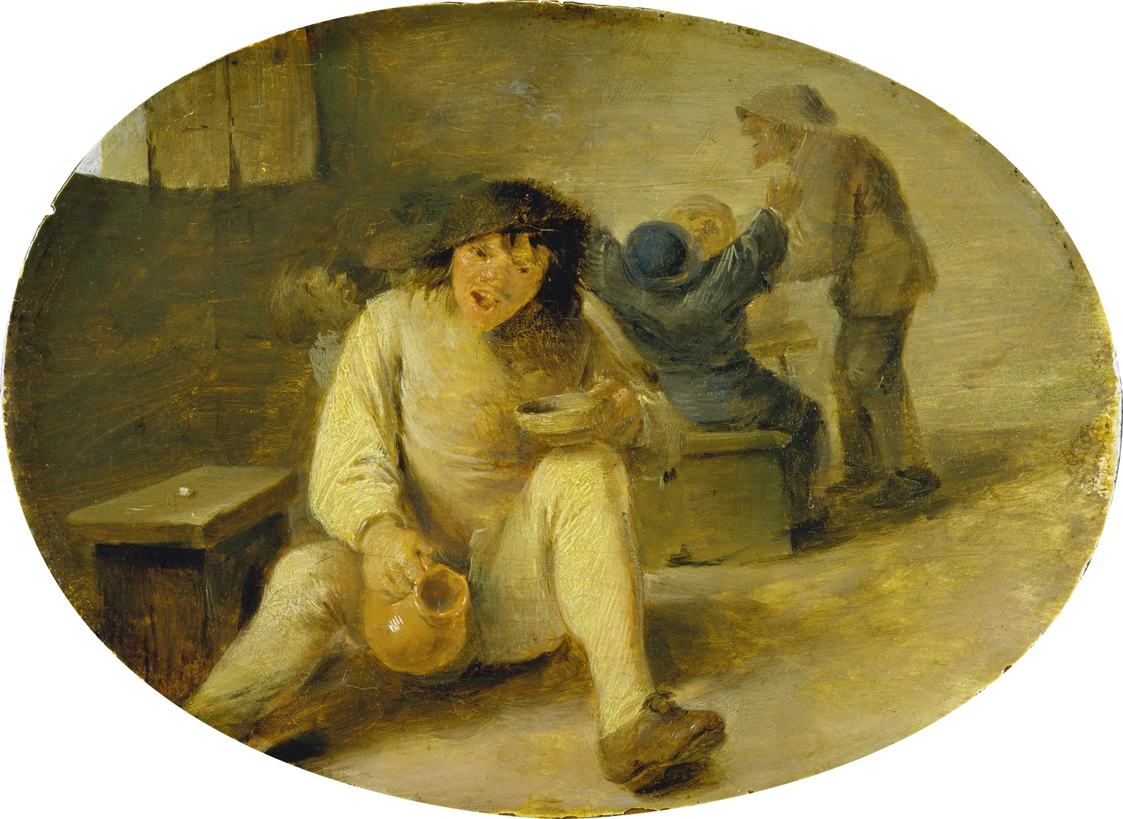 Drunken Peasant av Adriaen Brouwer