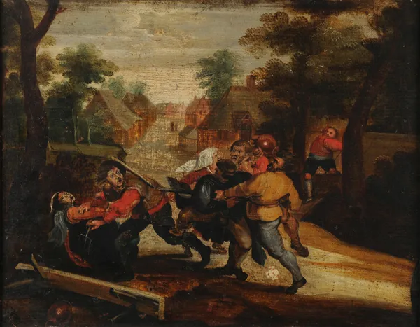 La partie de cartes dramatique av Adriaen Brouwer