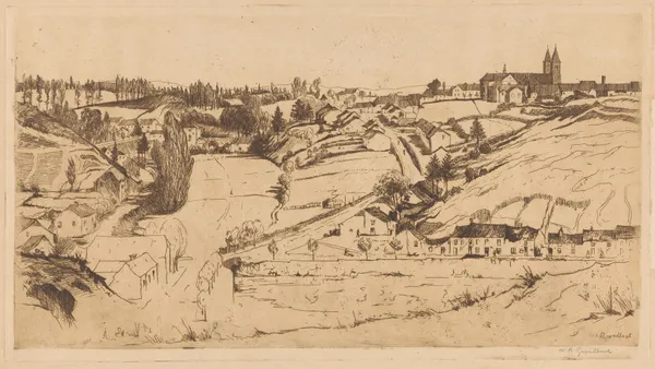 Habay-la-Neuve av Willem Adrianus Grondhout