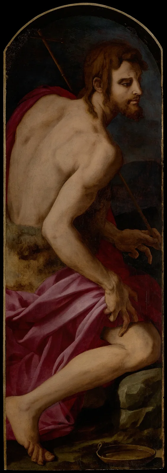 Saint John the Baptist av Agnolo Bronzino
