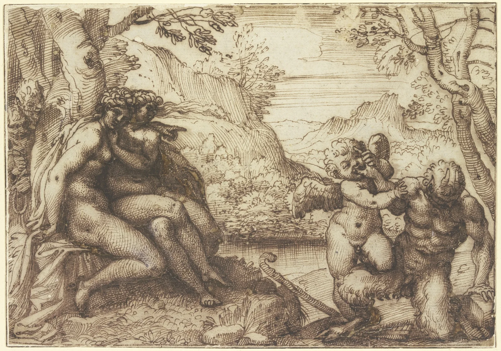 Omnia vincit Amor av Agostino Carracci