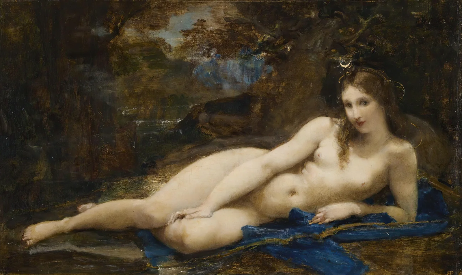 Diana Reposing av Paul-Jacques-Aimé Baudry